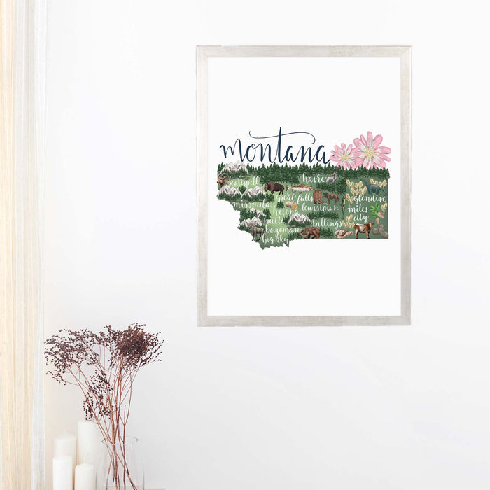 5"x7" / Art Print / Antique Silver