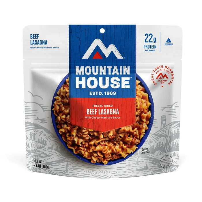 Mountain House Beef Lasagna Pouch (CLEARANCE)
