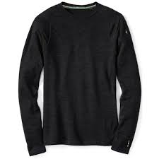 MRC Branded Men's Thermal Merino (Merino 250) Long Sleeve Base Layer Crew