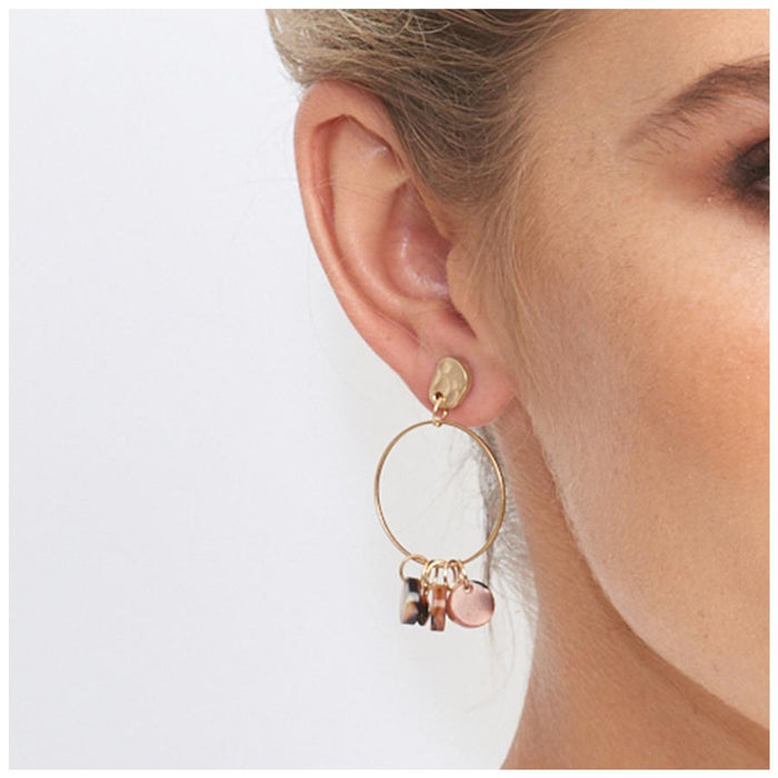 Tiger Tree Multi-Shell Earrings | Koop.co.nz