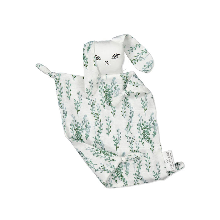 Burrow & Be Muslin Bunny Baby Comforter - String Of Pearls | Koop.co.nz