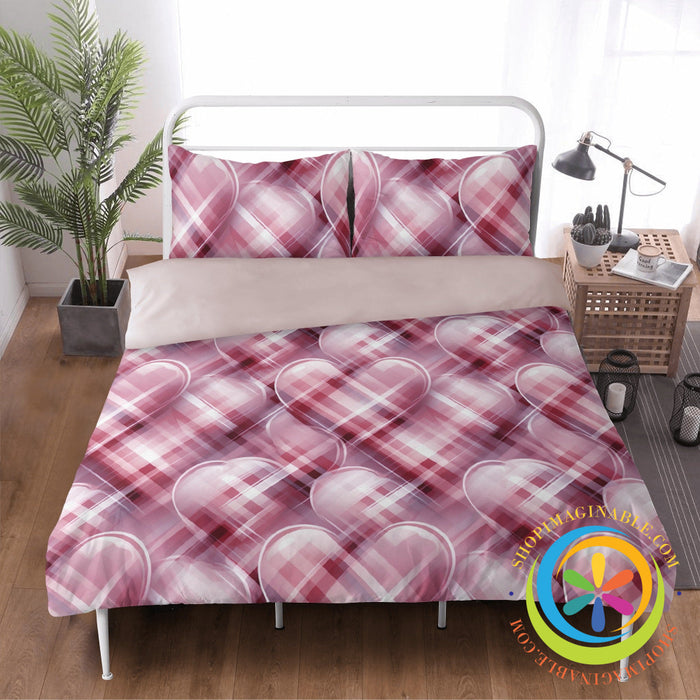 Be Still My Heart Bedding Set Beige / Us Twin