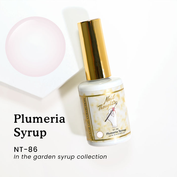 Nail thoughts NT-86 Plumeria Syrup NT Color Bottle Nail Thoughts