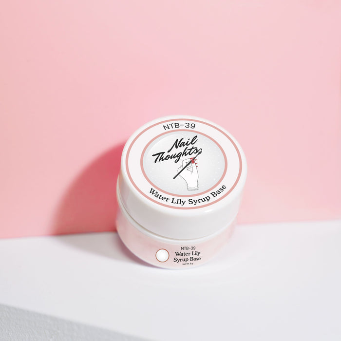 Nail thoughts POT NTB-39 Water Lily Syrup Base 8g NTB Base Nail Thoughts