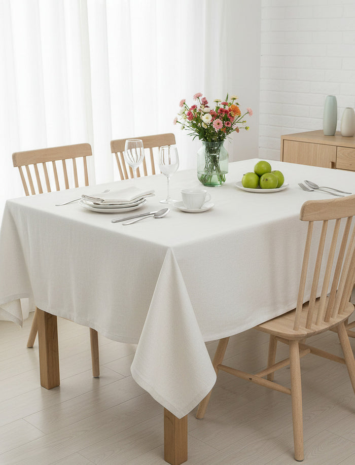 Nappe en faux lin - 55 x 86 po