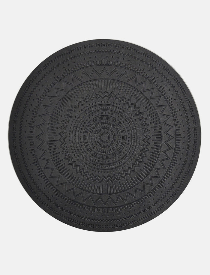 Napperon effet cuir rond