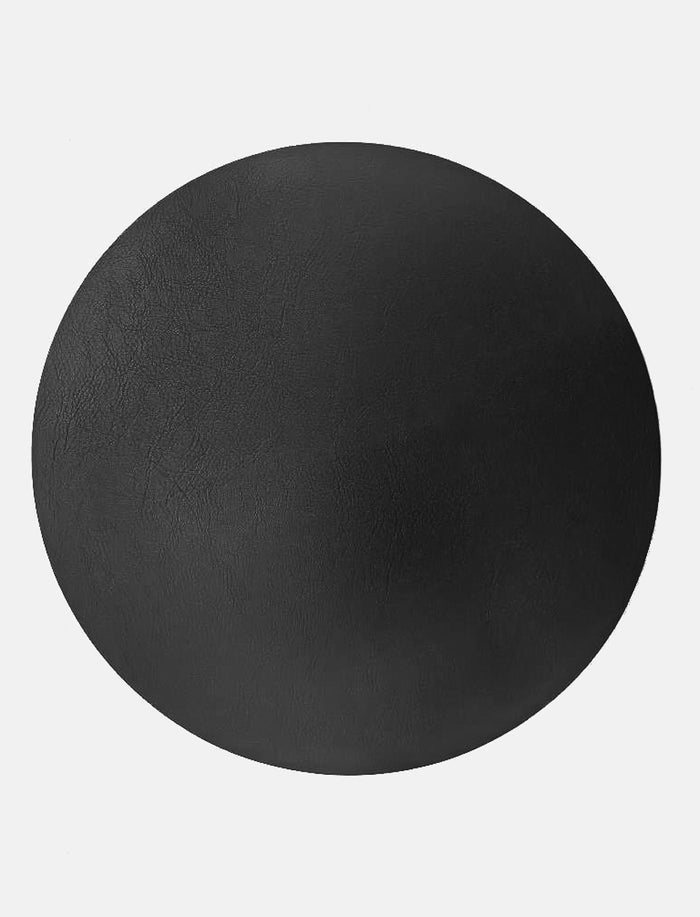 Napperon en faux cuir rond
