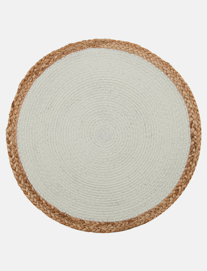 Napperon rond tressé