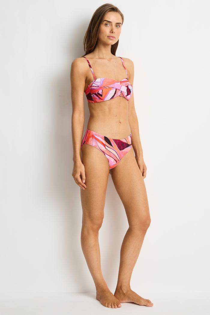 Neon Wave Mid Bikini Pant