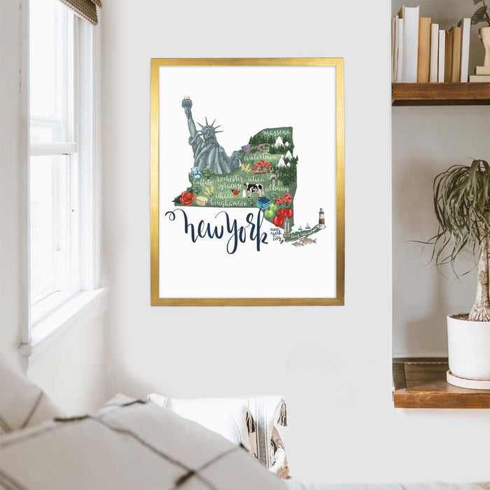 5"x7" / Art Print / Antique Gold