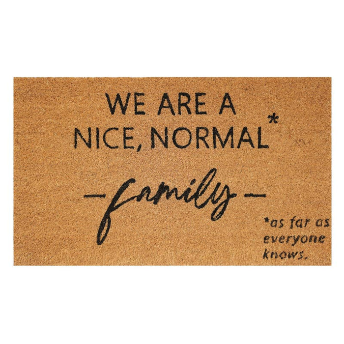 Urban Products Nice Normal Family Doormat (45x75cm) | Koop.co.nz