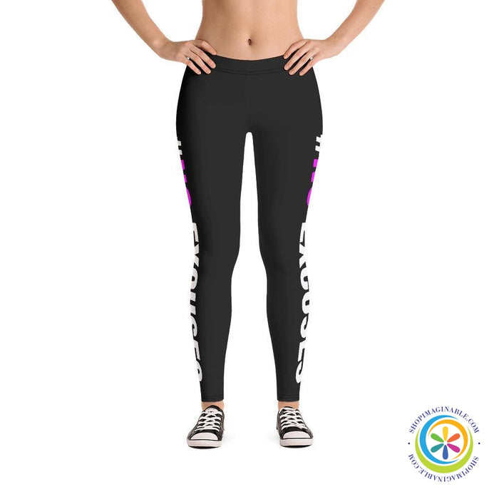 #NO EXCUSES Full Length Leggings-ShopImaginable.com