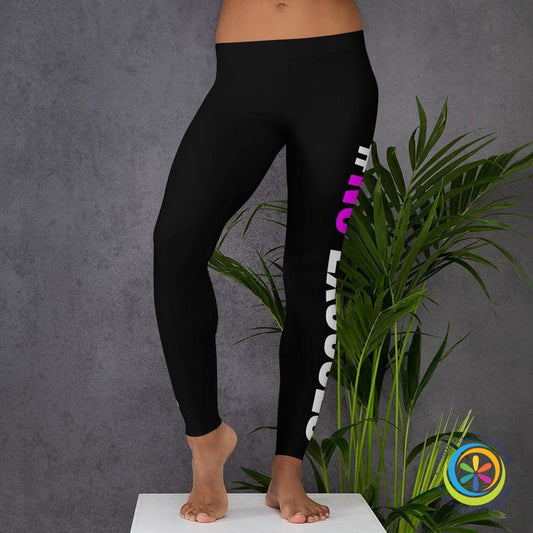 #NO EXCUSES Full Length Leggings-ShopImaginable.com