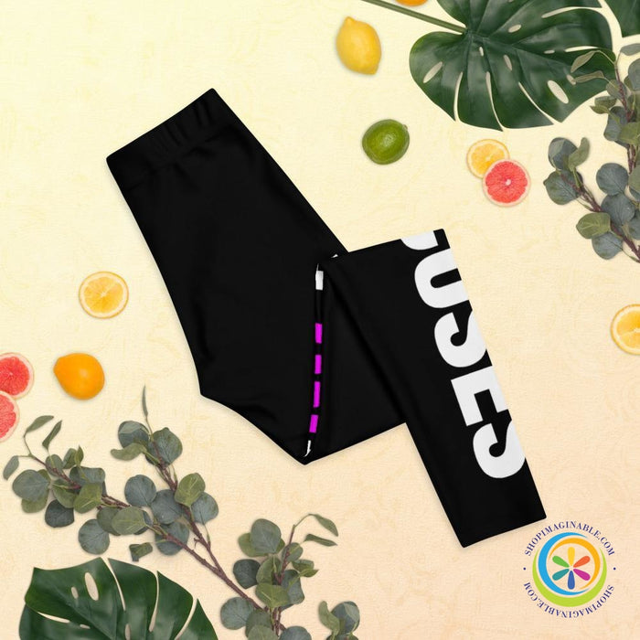 #NO EXCUSES Full Length Leggings-ShopImaginable.com