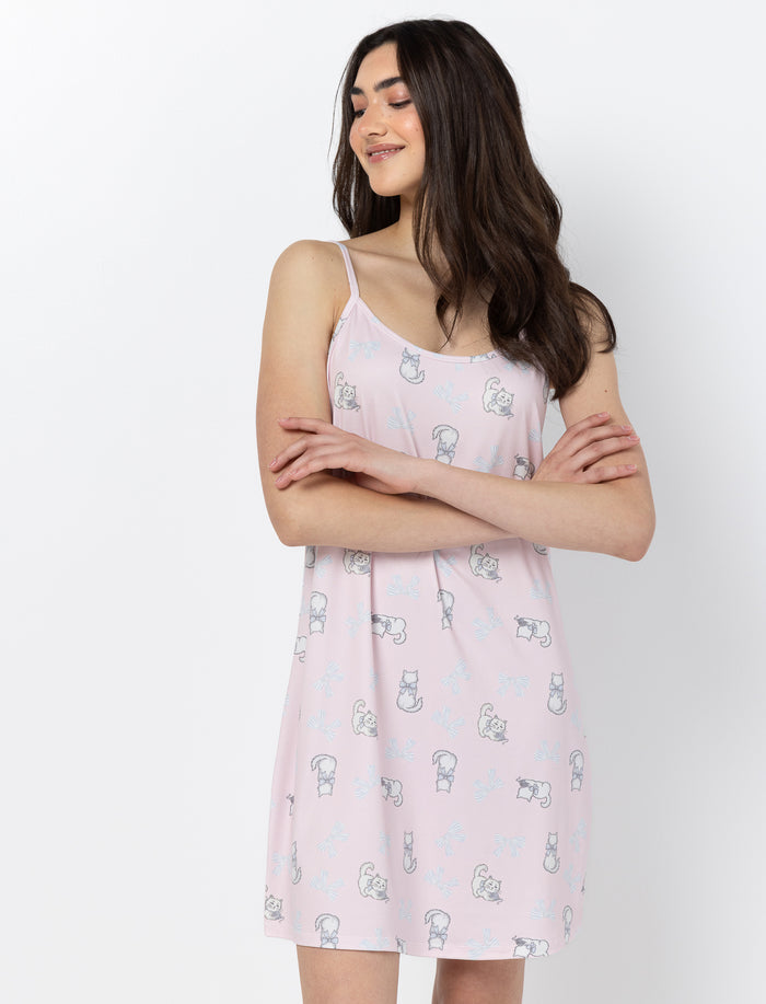 Nuisette à motif pour femme