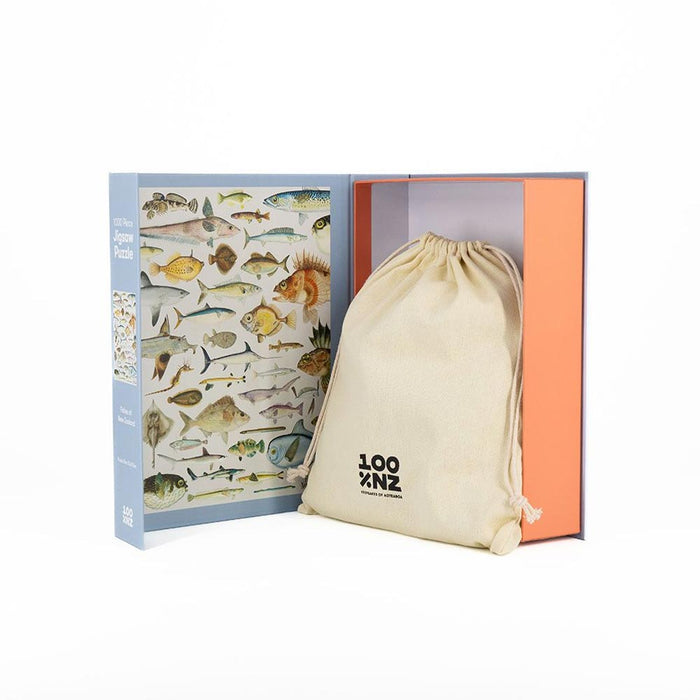 100% New Zealand NZ Fishes Jigsaw Puzzle (1000pc) | Koop.co.nz