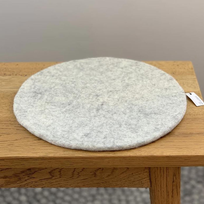 Sheepish Design NZ Wool Sheeted Trivet – Grey Marle (33cm) | Koop.co.nz
