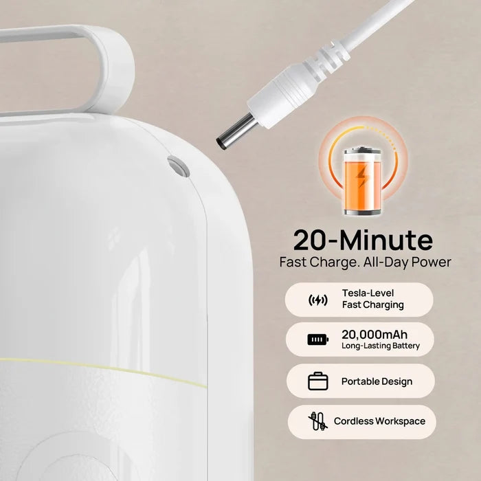 O NAIL AI Complete Pro Set — Lamp Pro Max + Drill + Dust Collector + Arm Rest, White Tools O NAIL