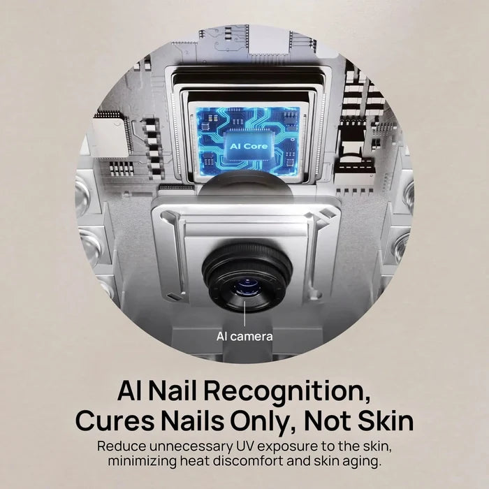 O NAIL AI Complete Pro Set — Lamp Pro Max + Drill + Dust Collector + Arm Rest, White Tools O NAIL