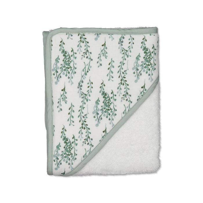 Burrow & Be Organic Cotton Baby Hooded Towel – String Of Pearls | Koop.co.nz