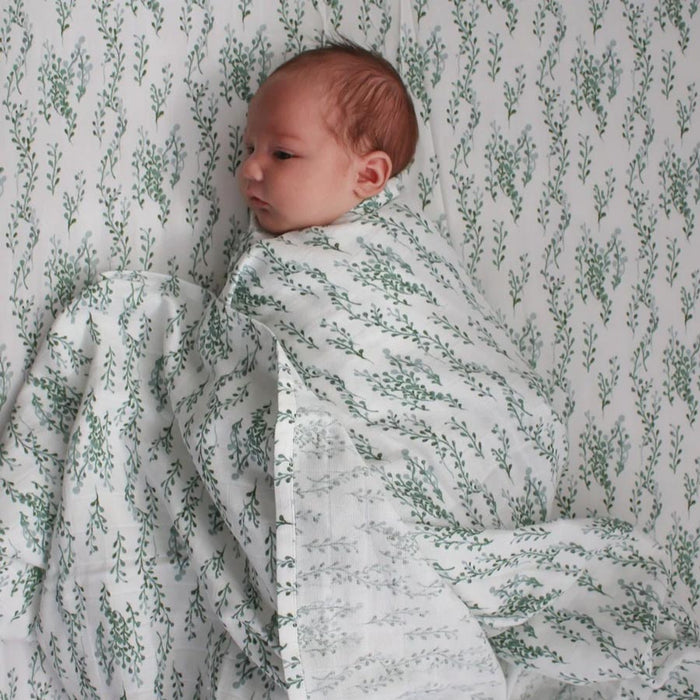 Burrow & Be Organic Cotton Muslin Wrap - String Of Pearls | Koop.co.nz