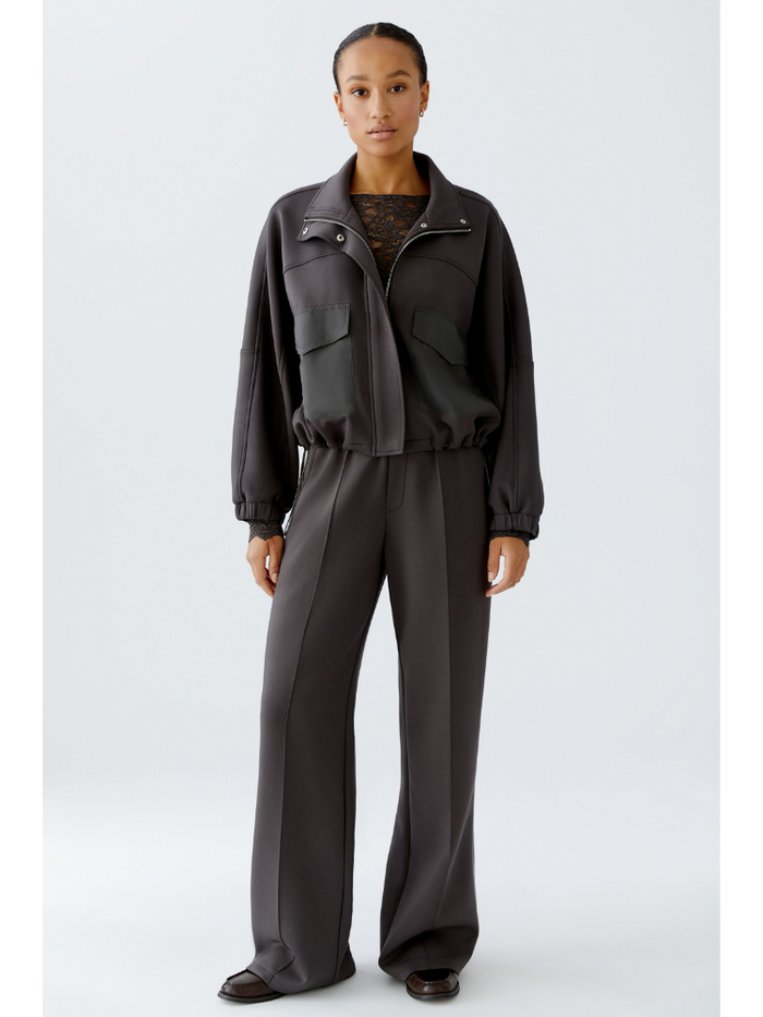 Oui Bomber Jacket Espresso