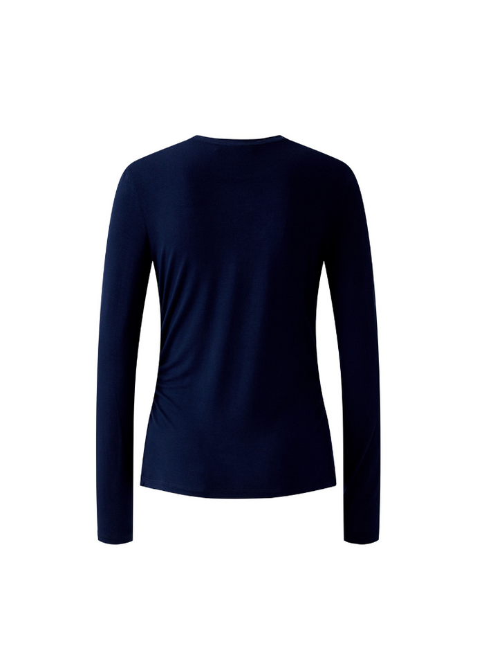 Oui Long Sleeve T-Shirt Navy