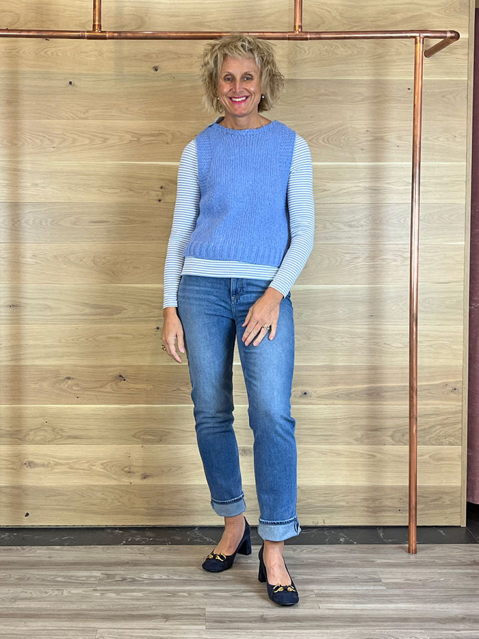 Oui Slipover Light Blue