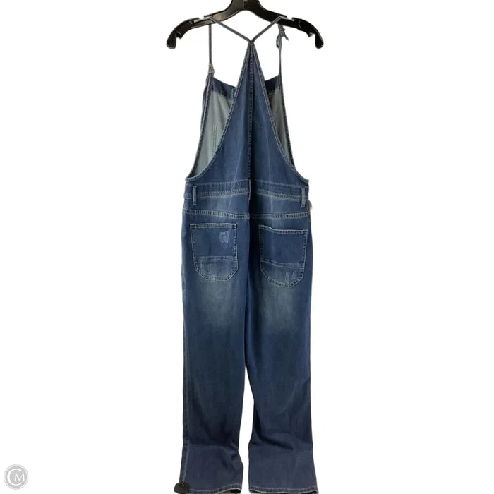 Overalls By Miou Muse In Blue Denim, Size: L