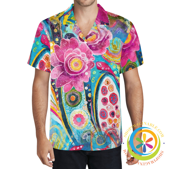 Paint Me Floral Hawaiian Casual Shirt