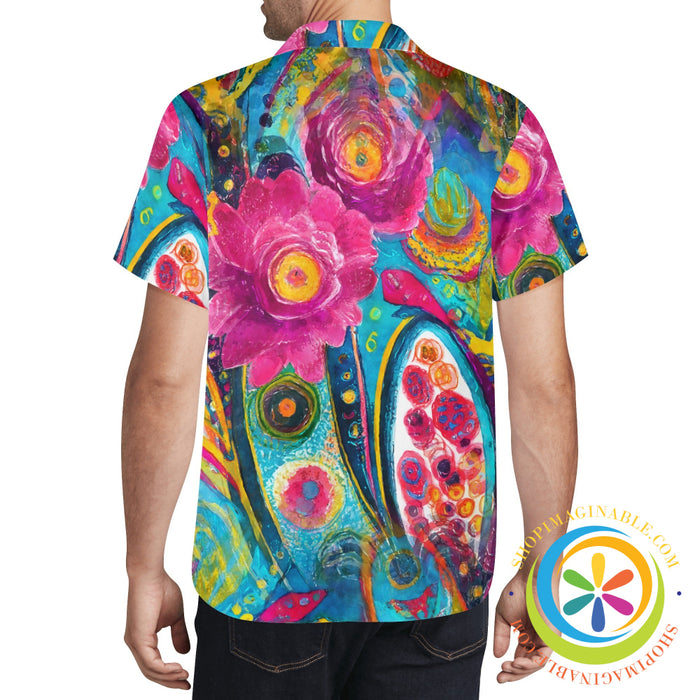 Paint Me Floral Hawaiian Casual Shirt