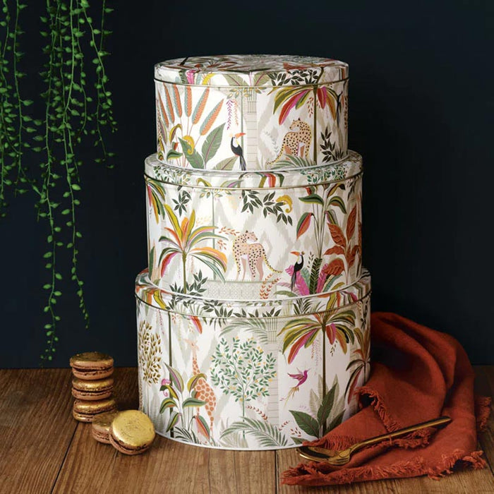 Sara Miller Palm Garden Cake Tin Set/3 | Koop.co.nz