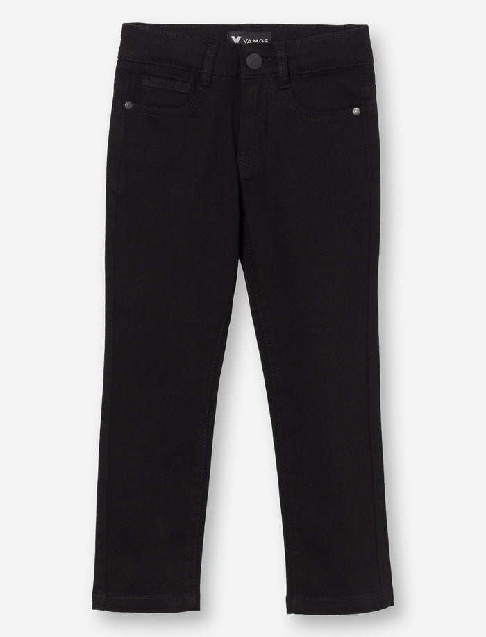 Pantalon à jambe droite en sergé pour garçon