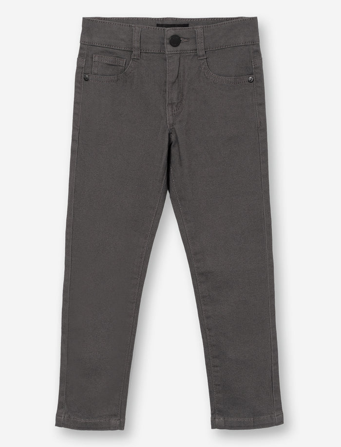 Pantalon à jambe droite en sergé pour garçon