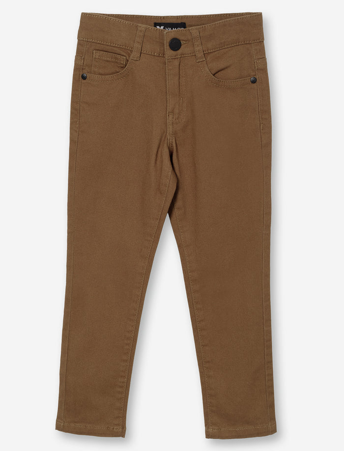 Pantalon à jambe droite en sergé pour garçon