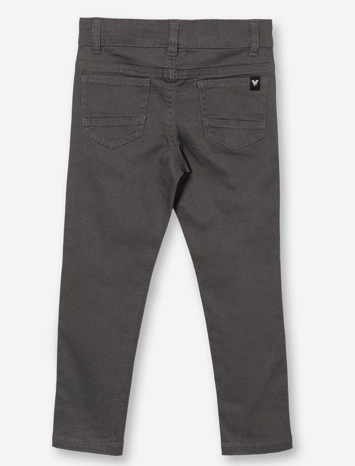 Pantalon à jambe droite en sergé pour garçon
