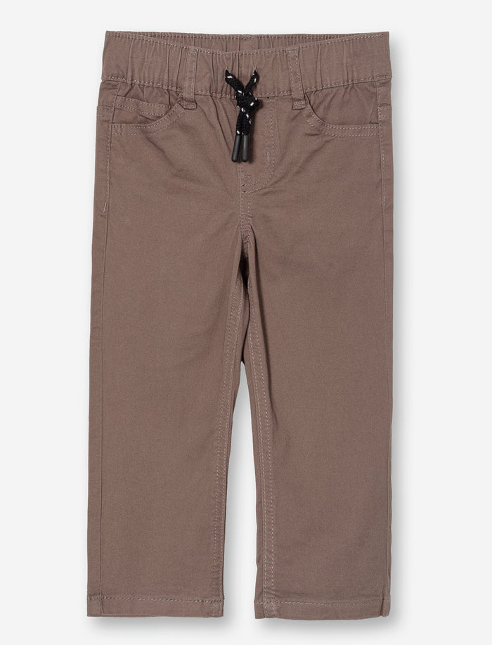 Pantalon à jambe droite uni pour bébé garçon