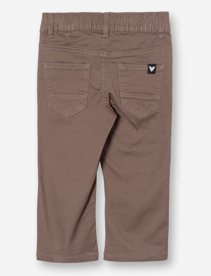 Pantalon à jambe droite uni pour bébé garçon