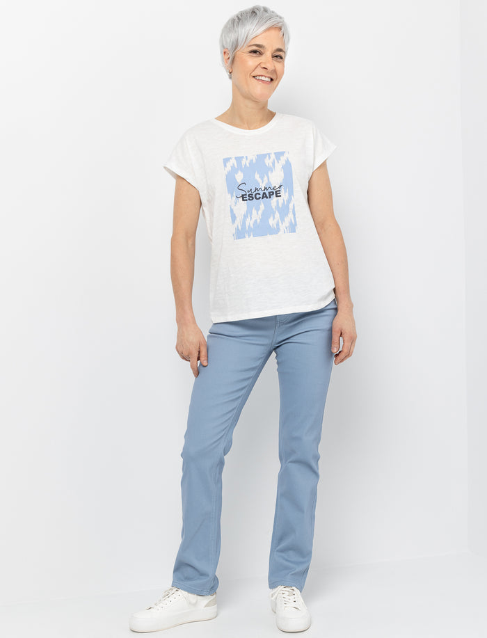Pantalon à jambe droite