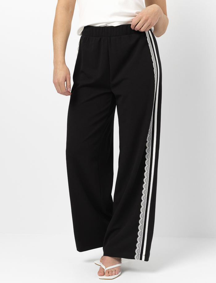 Pantalon à jambes larges