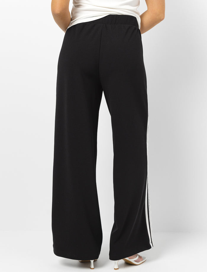 Pantalon à jambes larges