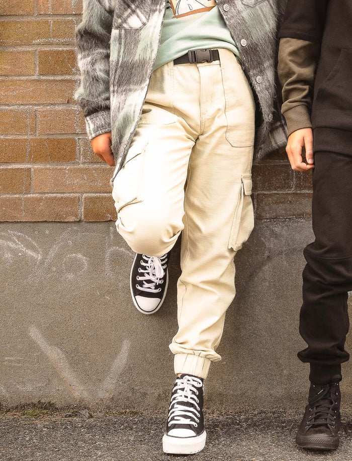 Pantalon cargo avec ceinture