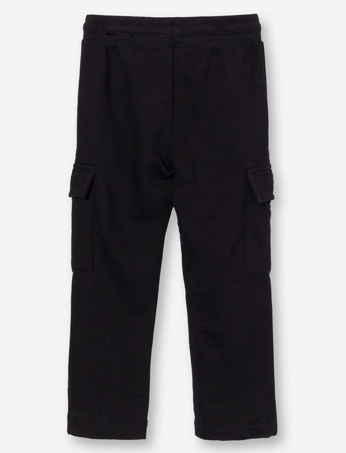 Pantalon cargo en tricot bouclette pour petit garçon