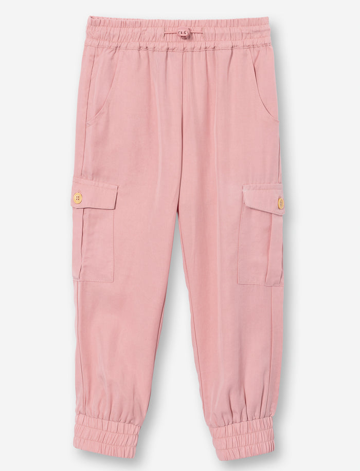 Pantalon cargo taille élastique