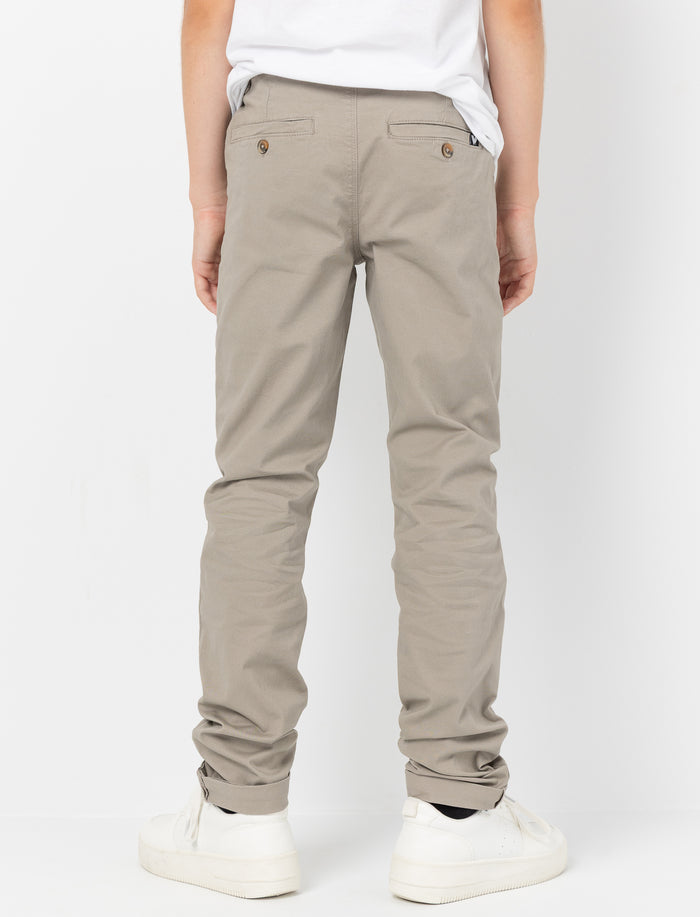 Pantalon chino à jambe étroite pour ado garçon
