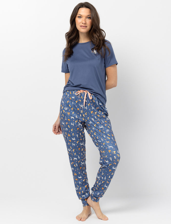 Pantalon de pyjama à taille élastique