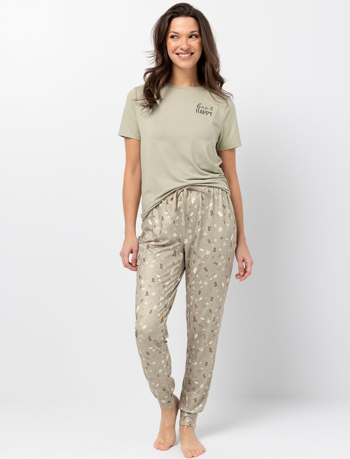 Pantalon de pyjama à taille élastique