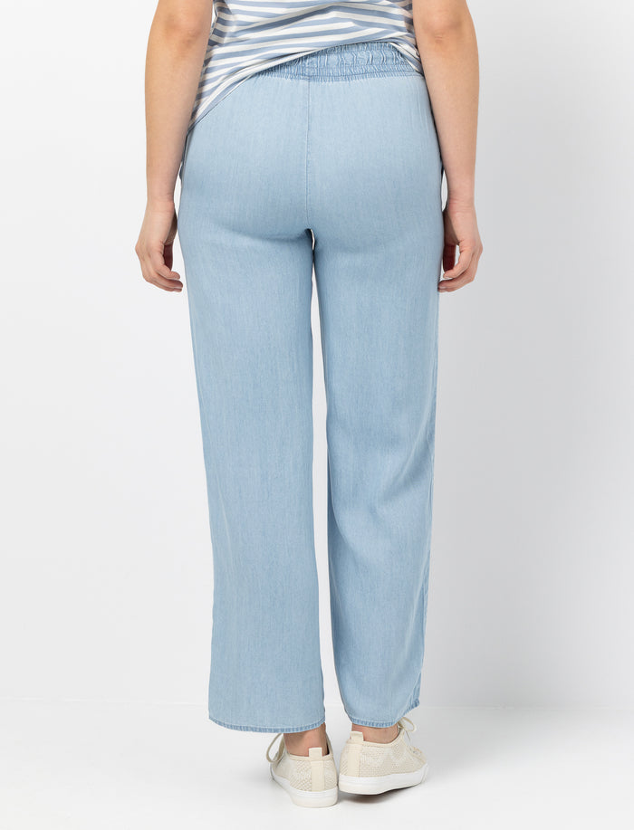 Pantalon décontracté à jambe large
