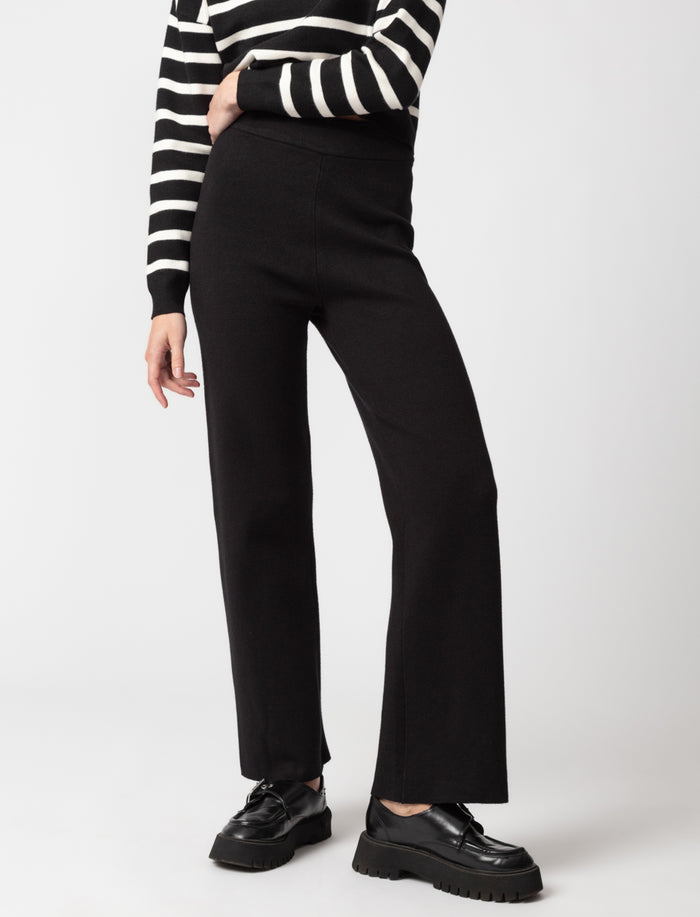Pantalon droit à enfiler