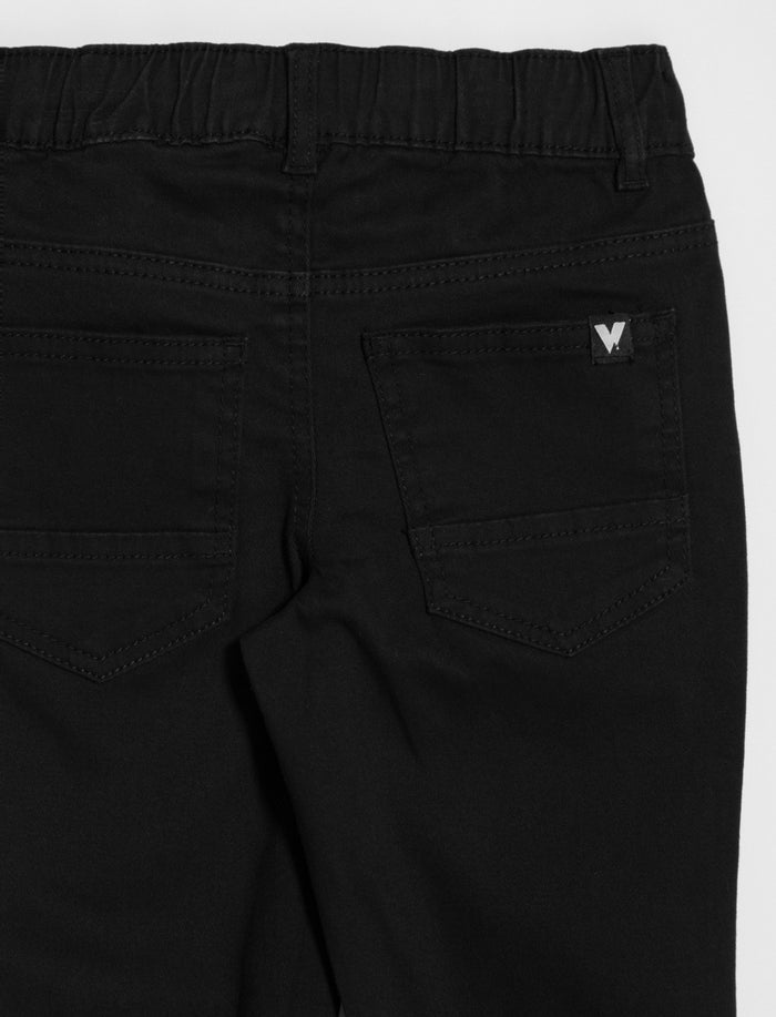 Pantalon droit à taille élastique